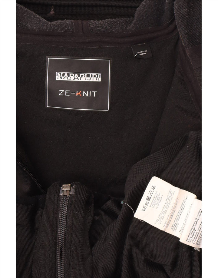 Giacca imbottita oversize con cappuccio da donna Napapijri UK 10 piccola poliestere nero