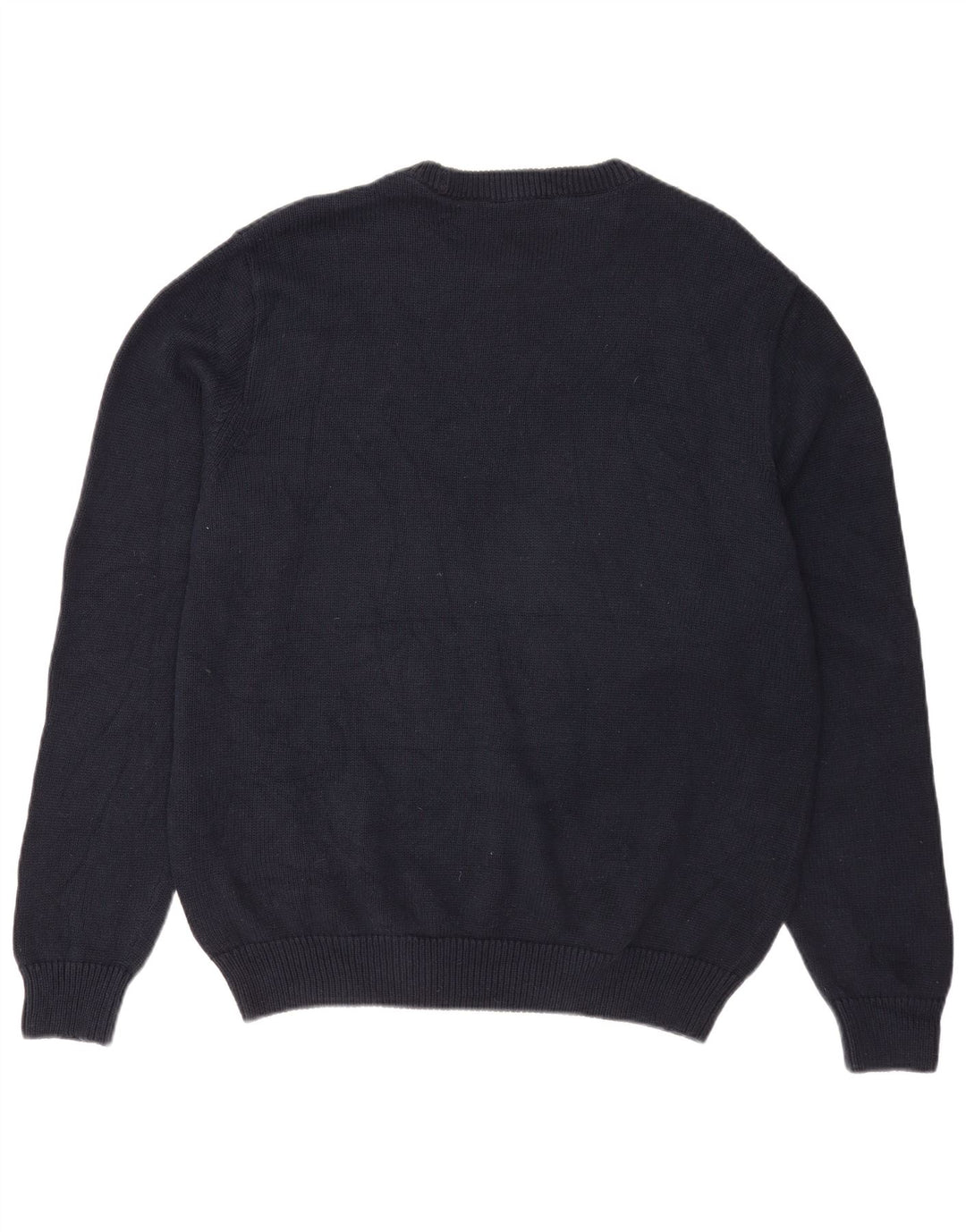 Chaps Uomo Maglione con scollo a barca Maglione XL Cotone blu navy