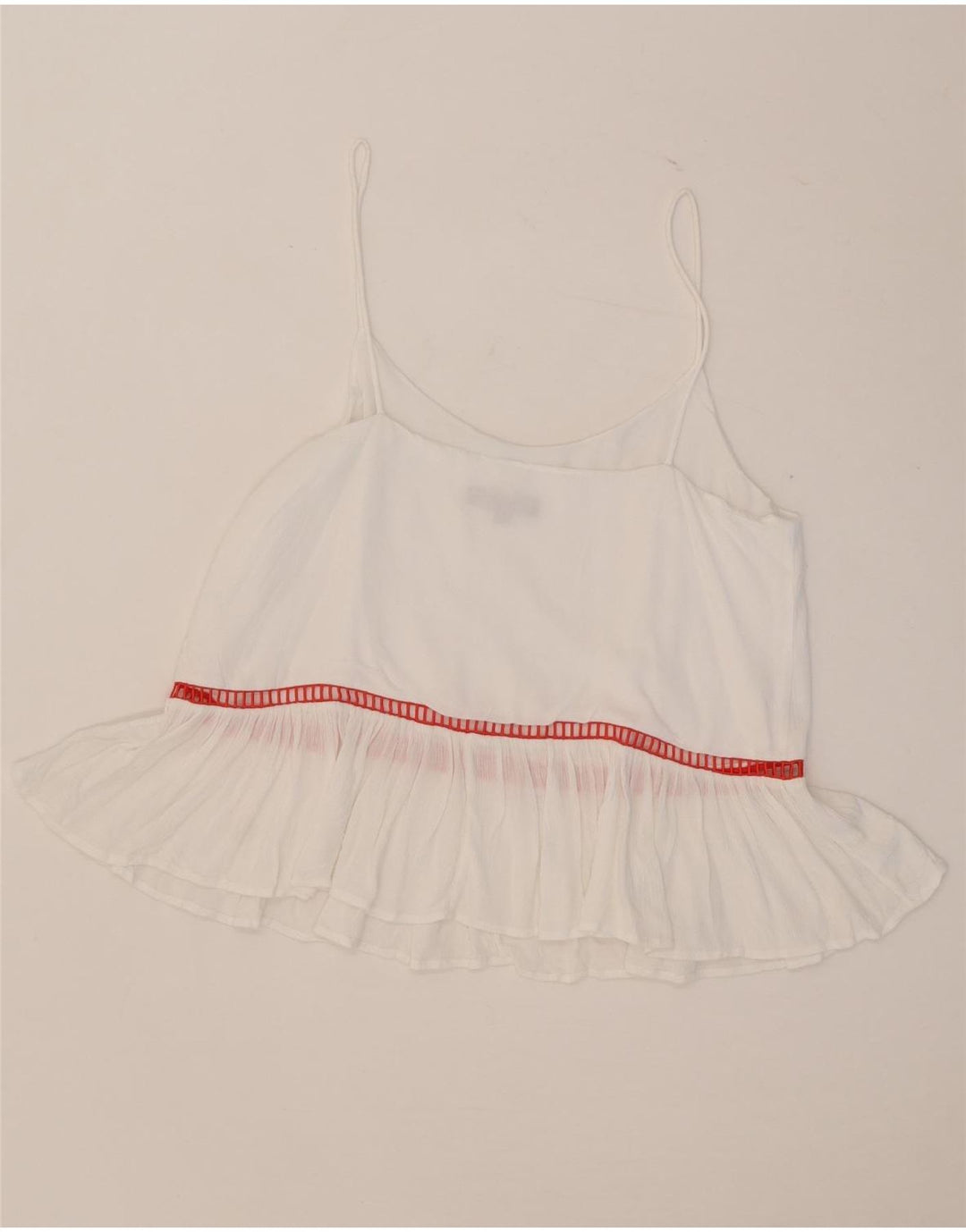 Canotta da donna Tommy Hilfiger US 8 a righe bianche medie