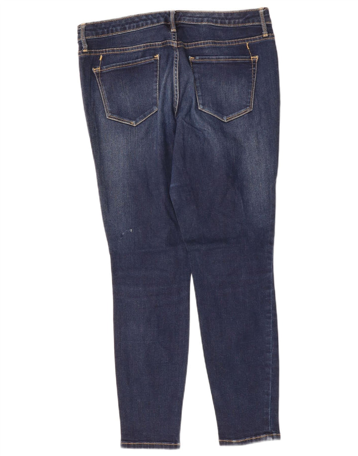 Jeans skinny MOSSIMO da donna a vita media effetto consumato US 10 medio W30 L27 blu
