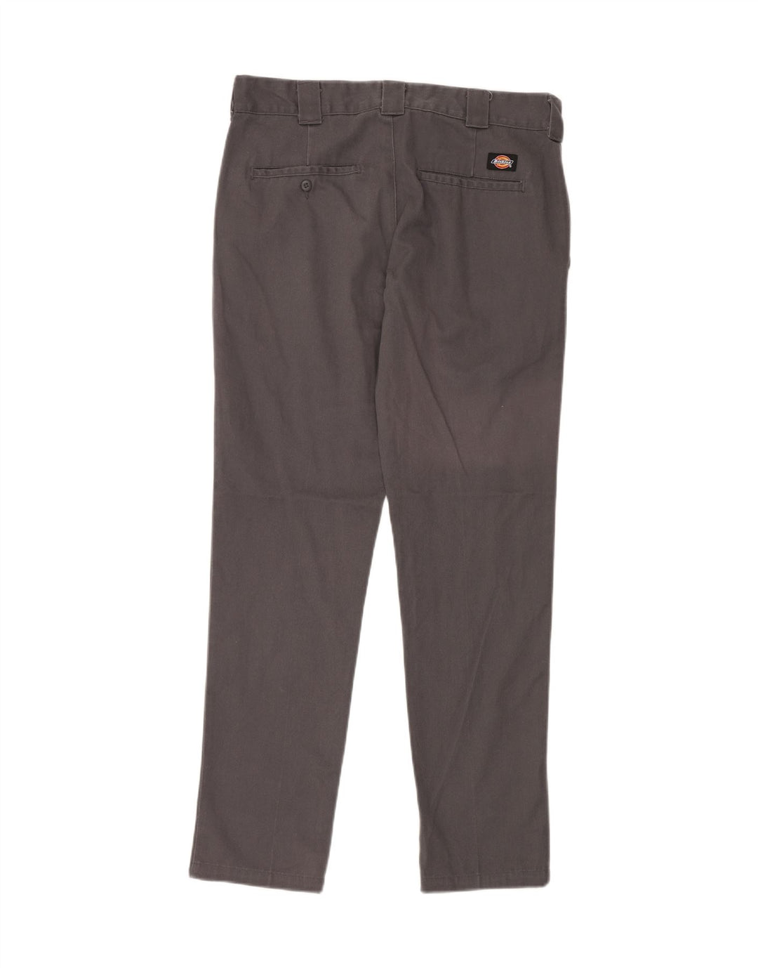 DICKIES Pantaloni chino slim fit da uomo W32 L32 poliestere grigio