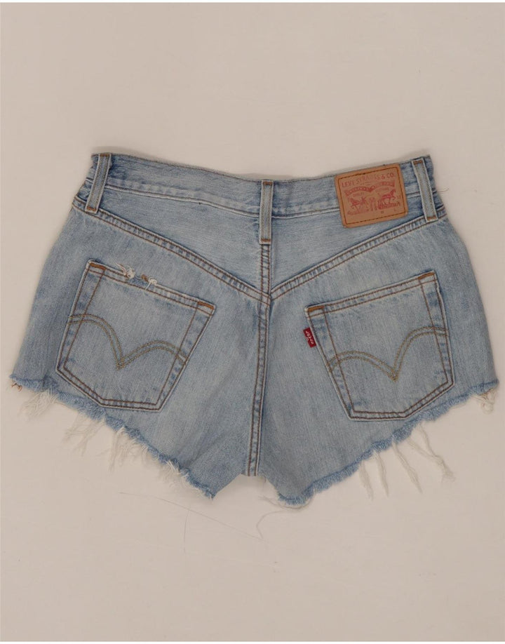 Pantaloncini di jeans da donna LEVI'S W25 XS blu cotone