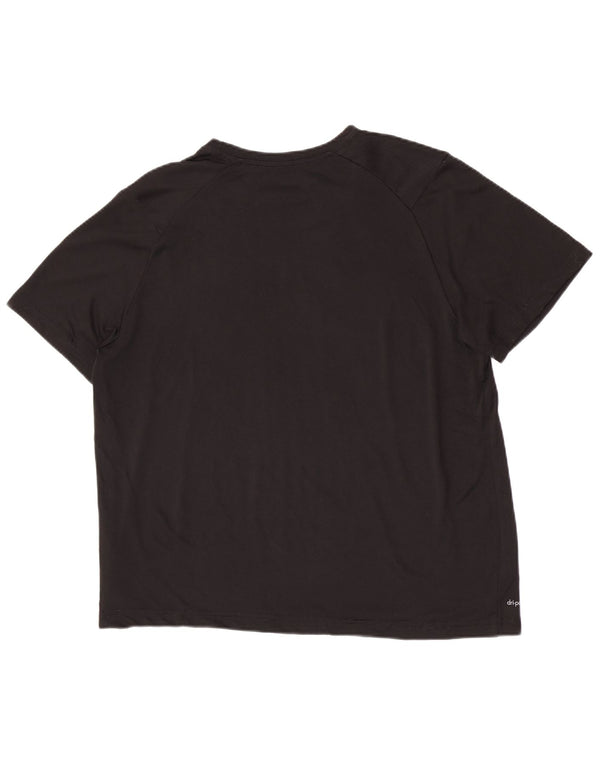 Maglietta da uomo Dri-Power Russell Athletic Top UK 38/40 poliestere nero medio