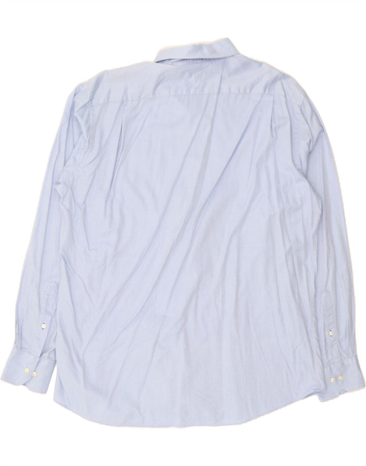 TOMMY HILFIGER Mens Shirt Size 17 XL Blue Spotted Cotton Vintage Tommy Hilfiger and Second-Hand Tommy Hilfiger from Messina Hembry 