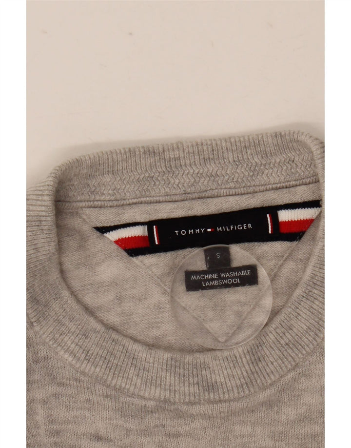 Maglione maglione girocollo da uomo Tommy Hilfiger piccolo grigio