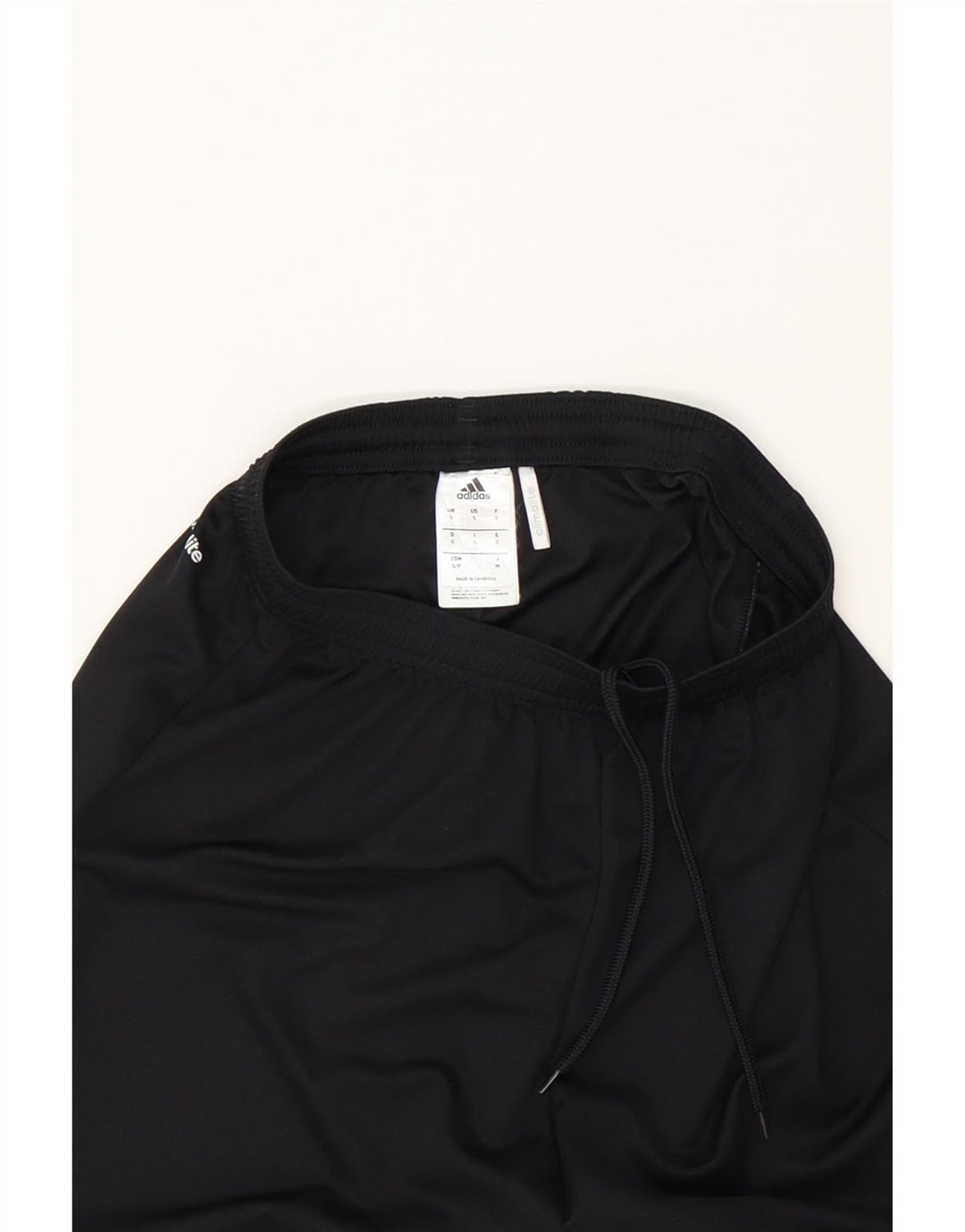 ADIDAS Mens Sport Shorts Small  Black Polyester Vintage Adidas and Second-Hand Adidas from Messina Hembry 