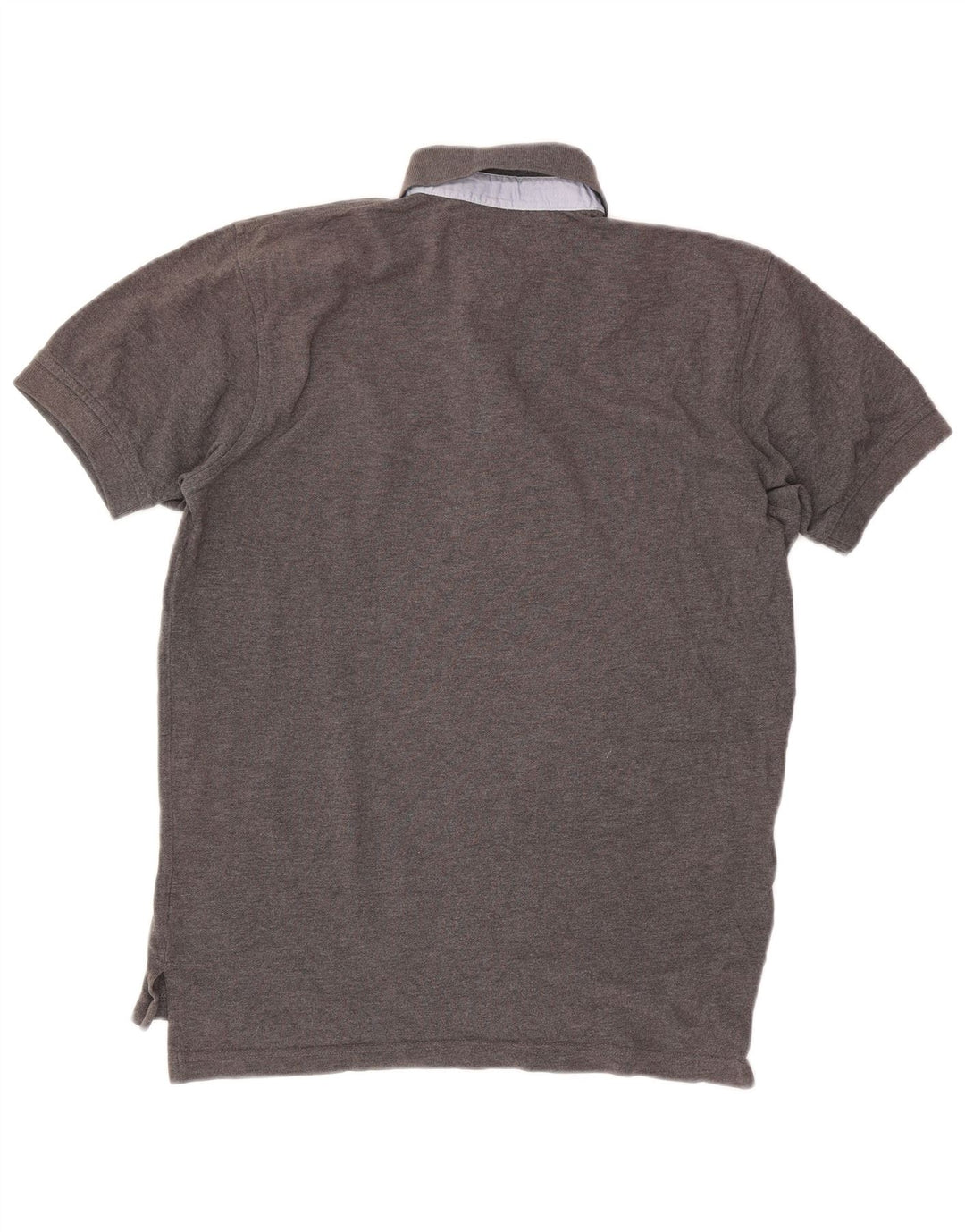 Polo da uomo Tommy Hilfiger piccola in cotone grigio