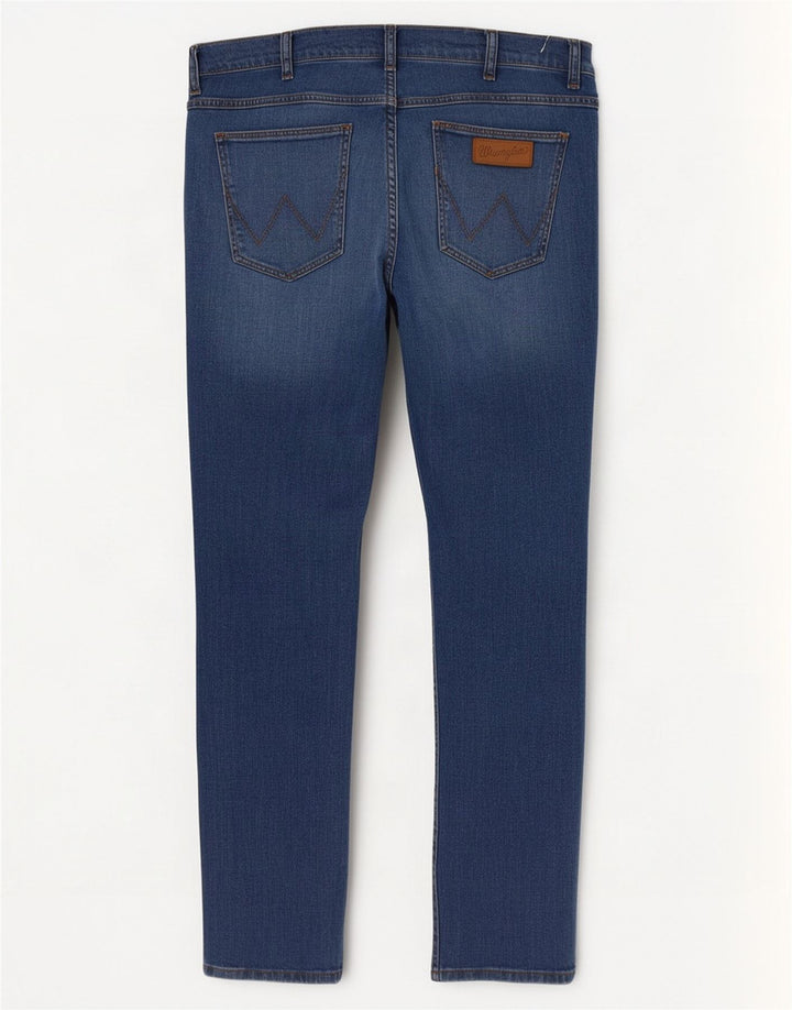 Jeans Wrangler Larston Slim da uomo W36 L32 in cotone blu