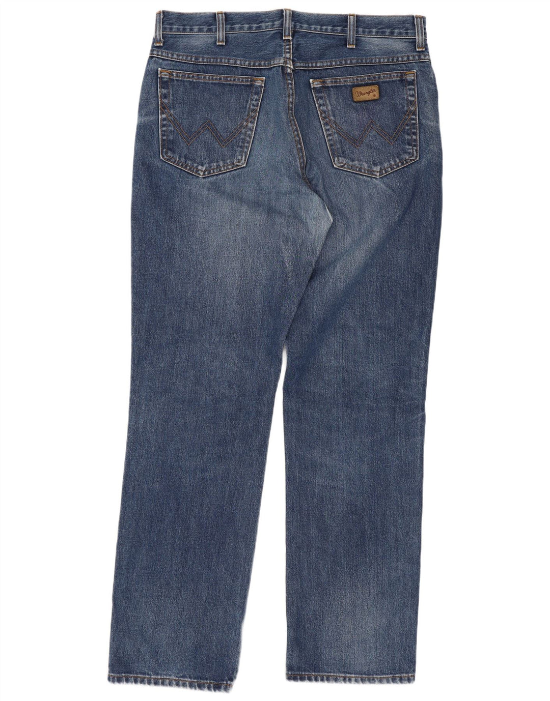 Jeans dritti da uomo Wrangler Texas W36 L32 cotone blu