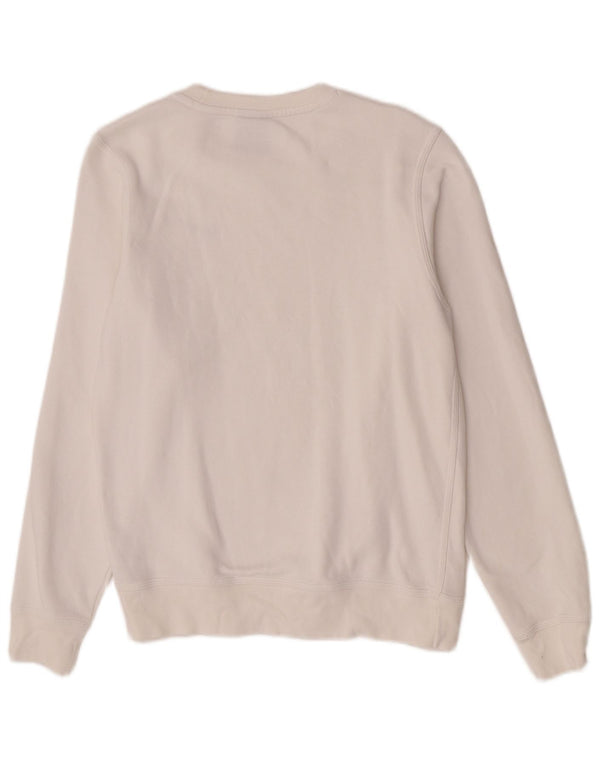 Felpa da donna Nike Jumper UK 10 Small White Cotton