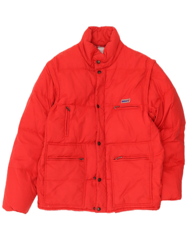 Giubbotto Imbottito Uomo Bailo IT 46 Small Rosso Cotone