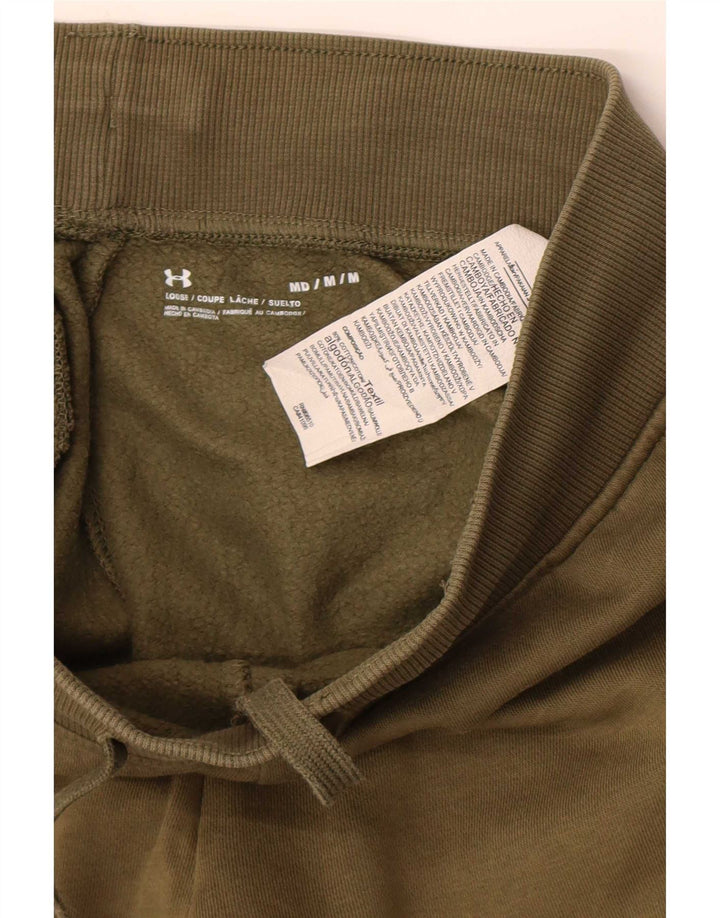 Pantaloni da tuta da uomo Under Armour da jogging in cotone kaki medio