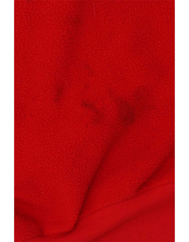 Maglione in pile da uomo con zip e collo Daniel Hechter XL rosso