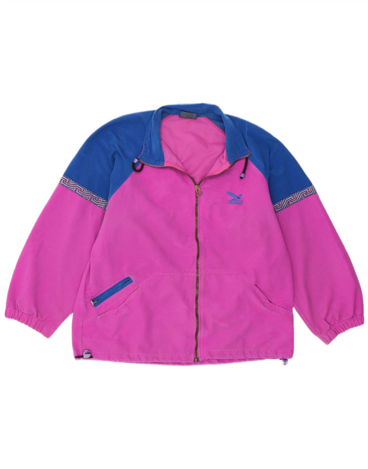 Giacca da tuta da donna SALEWA UK 16 Large Pink Colourblock
