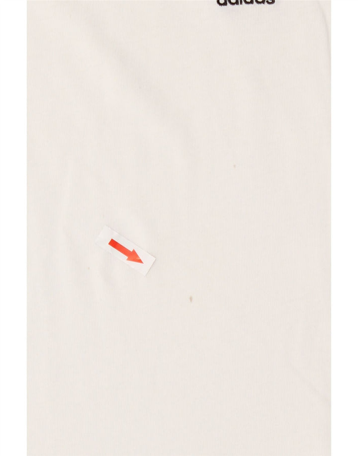 T-shirt da donna Adidas Top UK 12 cotone bianco medio