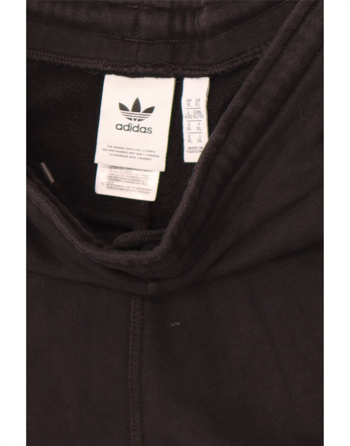 Pantaloncini sportivi da uomo Adidas XL in cotone nero