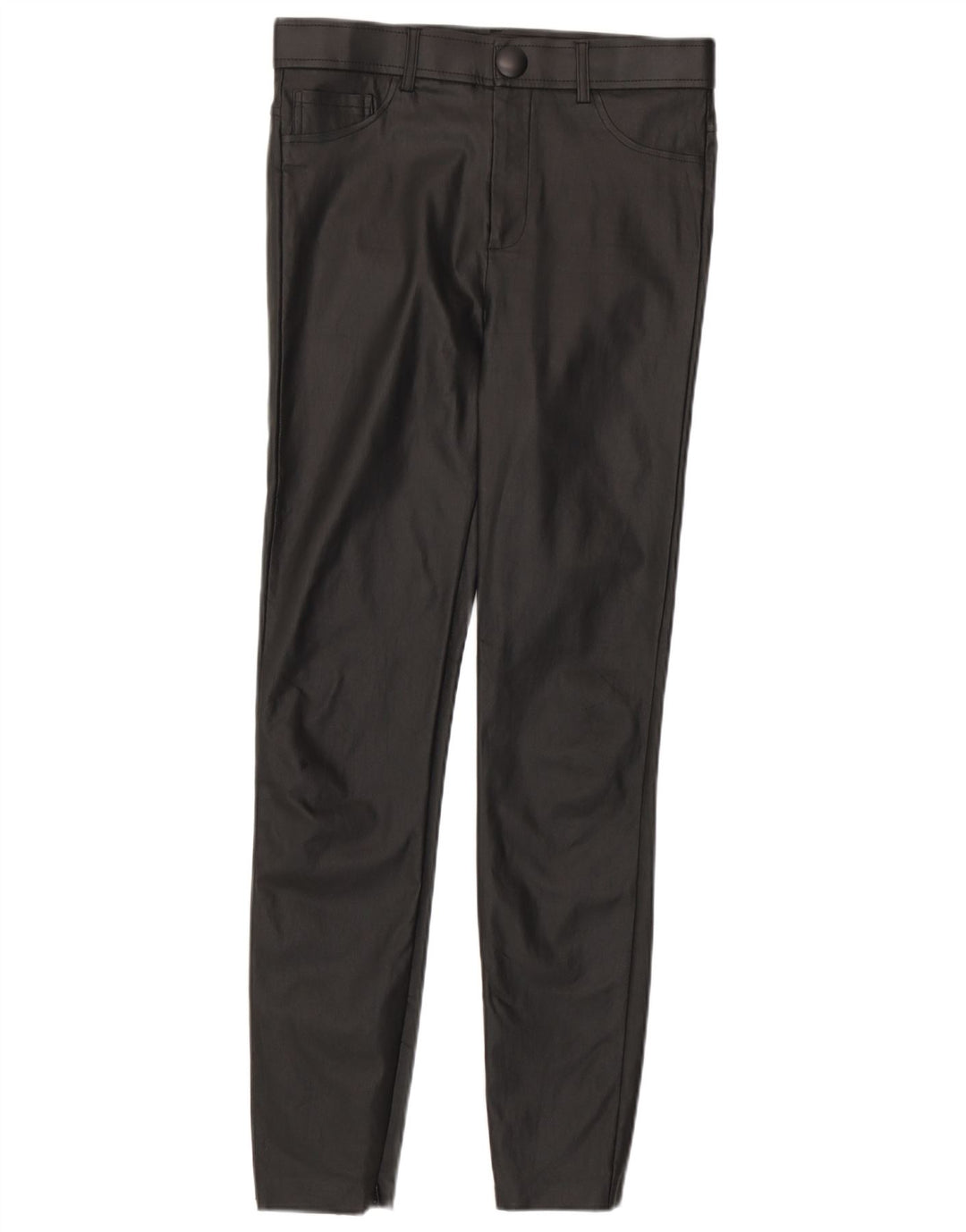 Leggings Zara da donna in ecopelle medi W28 L28 neri