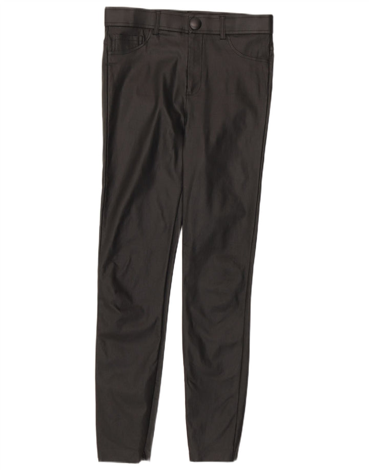 Leggings Zara da donna in ecopelle medi W28 L28 neri