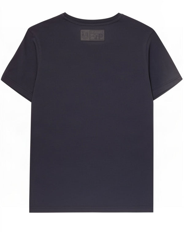 T-shirt grafica da uomo Hugo Boss Top in cotone blu navy medio