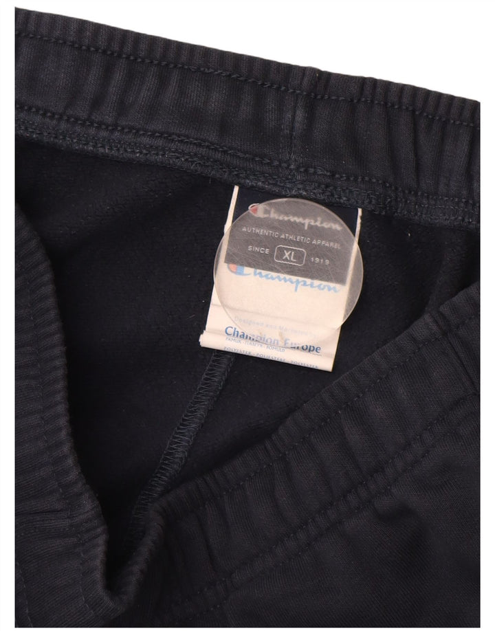 Pantaloni da tuta da uomo CHAMPION XL in cotone blu navy