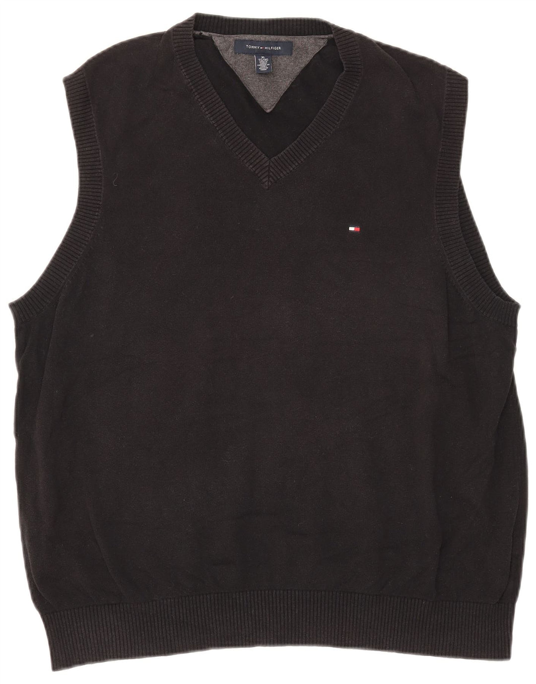 Canottiera da uomo Tommy Hilfiger Canotta XL in cotone nero