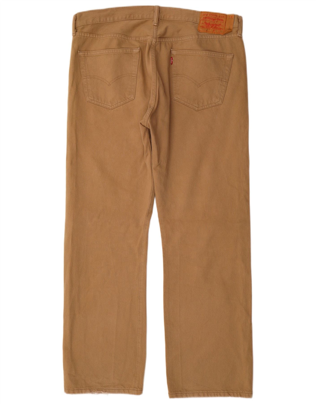 Levi's Uomo 501 Jeans dritti W36 L30 Cotone Beige