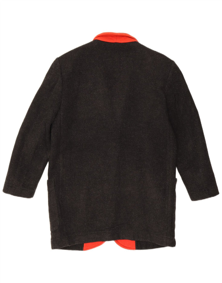 Giacca blazer oversize a 3 bottoni da donna Benetton IT 40 piccola nera