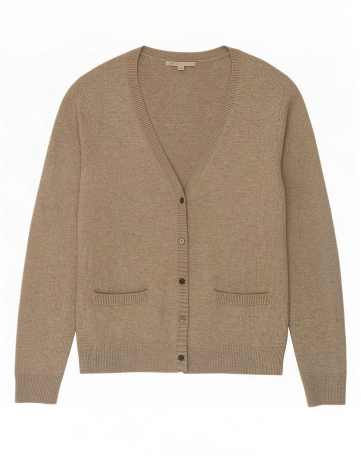 Maglione cardigan da donna Gap UK 16 grande nylon marrone