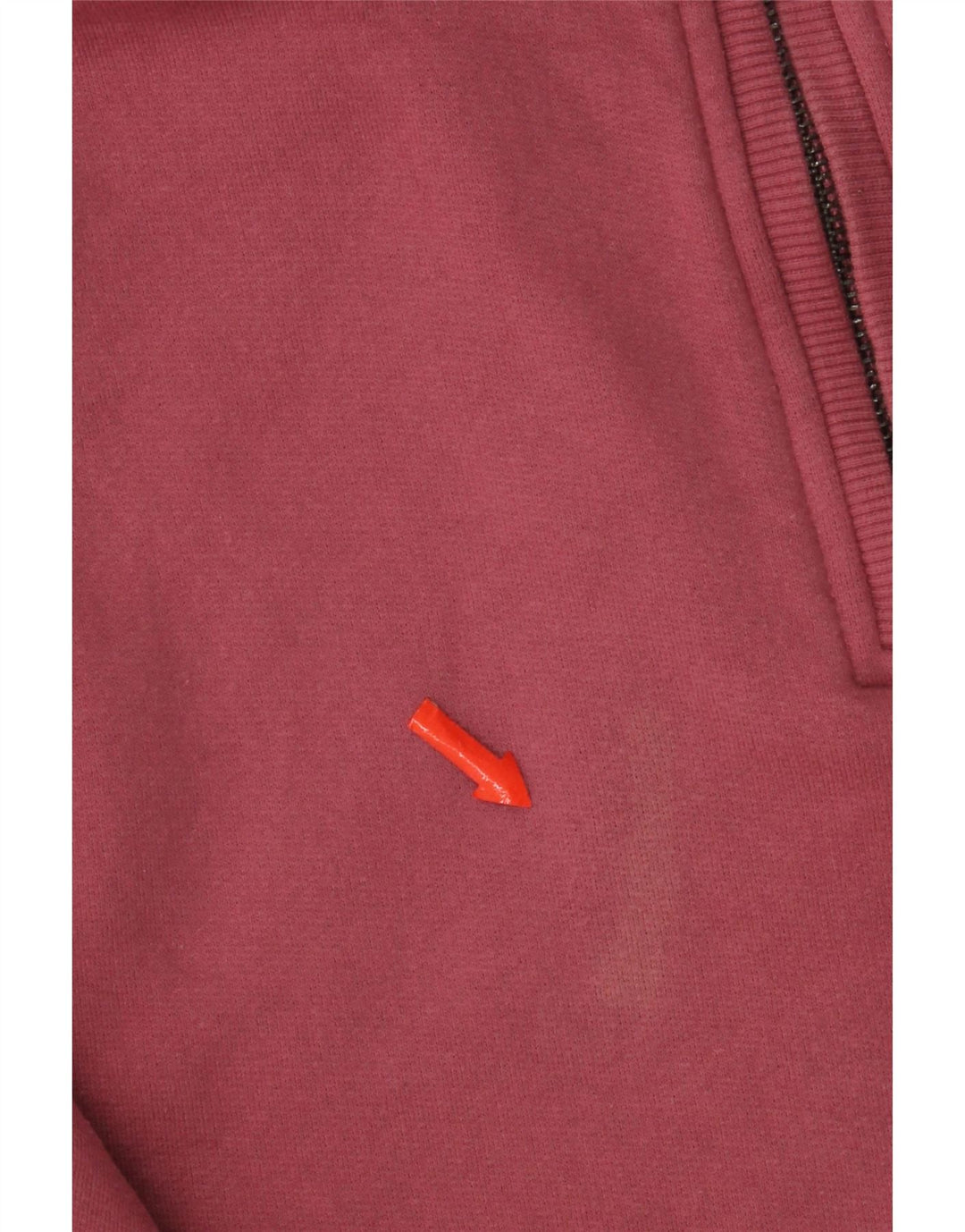 Crew Clothing Felpa da donna con collo con zip Maglione cotone rosa medio