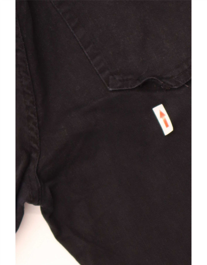 Jeans dritti da donna Zara EU 42 Large W32 L34 cotone nero