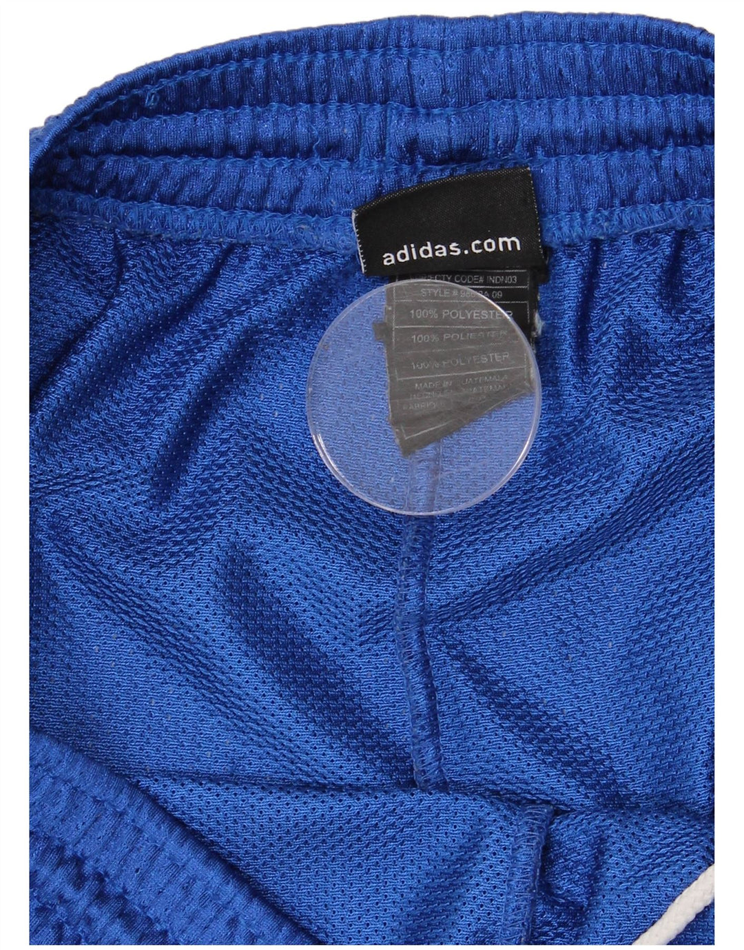 Pantaloncini sportivi ADIDAS da uomo New York Knicks grandi in poliestere blu