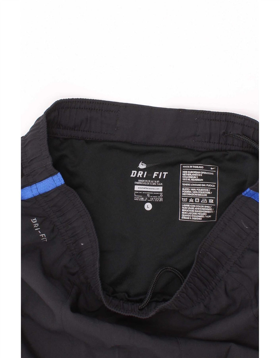 Pantaloncini sportivi Nike da ragazzo Inter Milan 12-13 anni Large Nero in poliestere