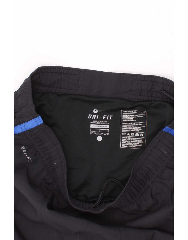 Pantaloncini sportivi Nike da ragazzo Inter Milan 12-13 anni Large Nero in poliestere