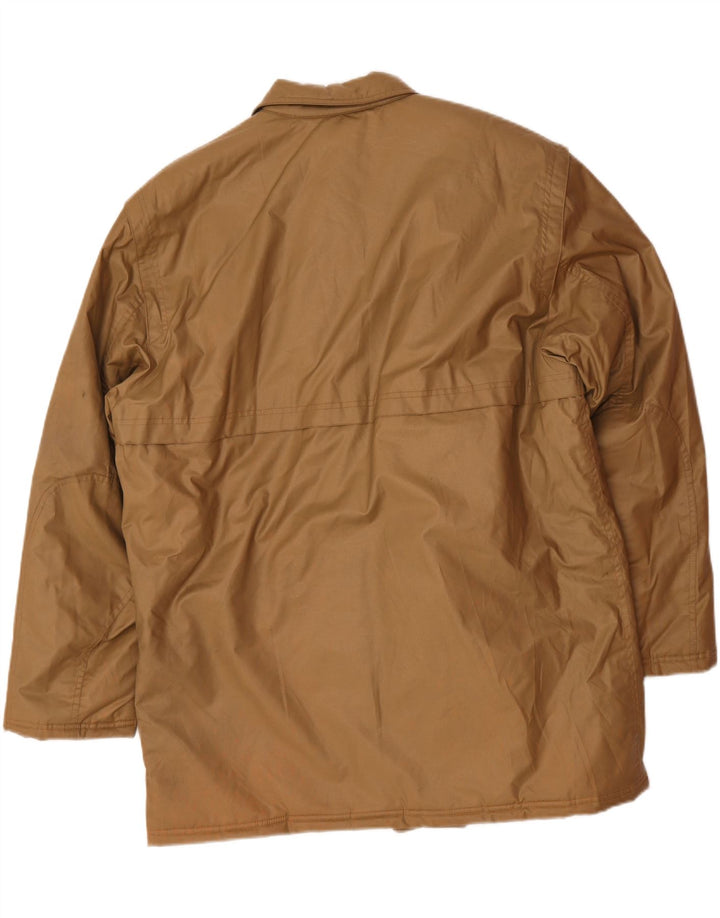 FACIBA Mens Windbreaker Jacket UK 44 2XL Khaki Cotton Vintage Faciba and Second-Hand Faciba from Messina Hembry 