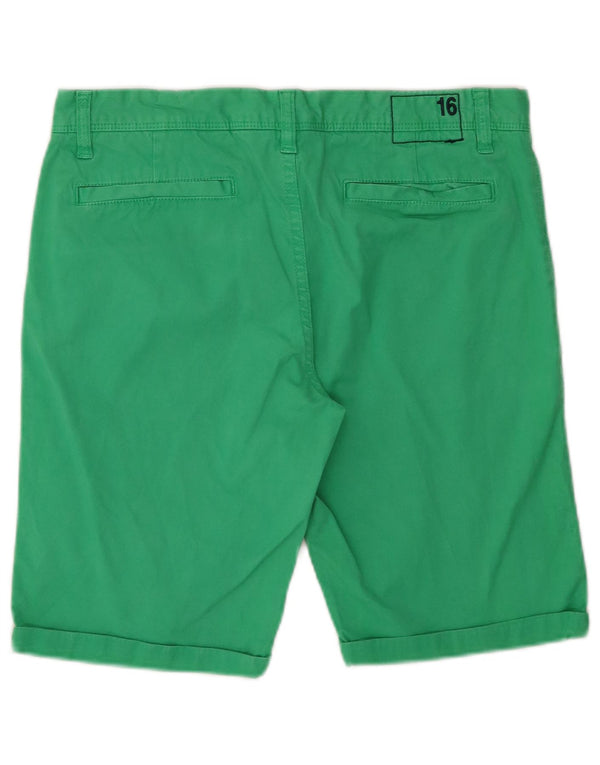Pantaloncini chino da ragazzo Sun68 15-16 anni W32 cotone verde