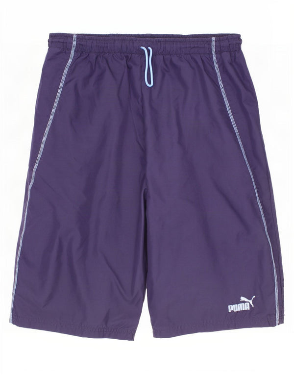 Pantaloncini sportivi Puma da ragazzo 13-14 anni Blu navy