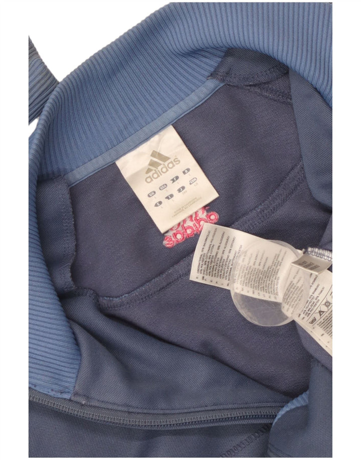 Giacca da ginnastica da uomo Adidas, giacca grande, in cotone a righe blu navy