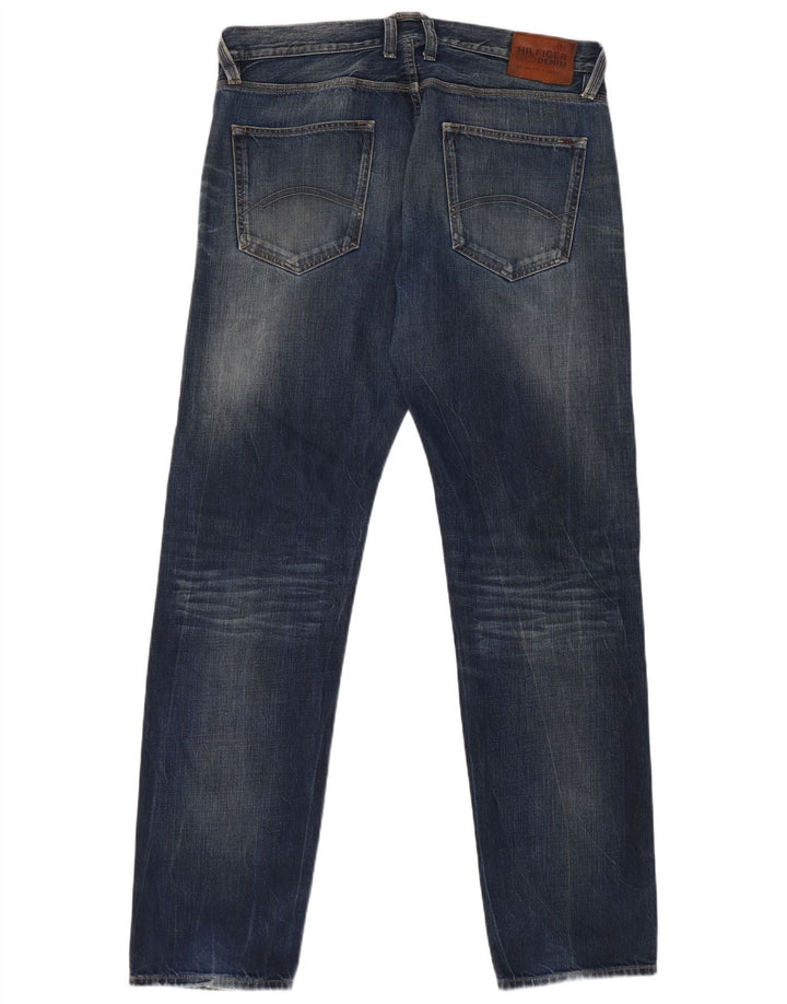 Jeans dritti da uomo Tommy Hilfiger W34 L34 Blu