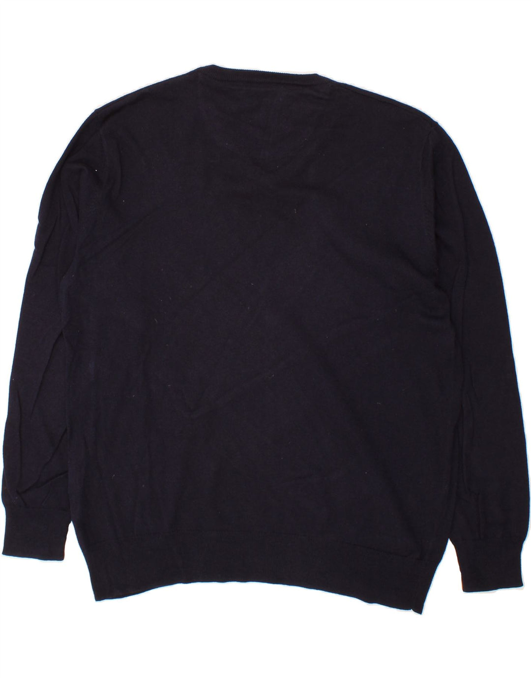 KAPPA Mens V-Neck Jumper Sweater XL Navy Blue Cotton Vintage Kappa and Second-Hand Kappa from Messina Hembry 