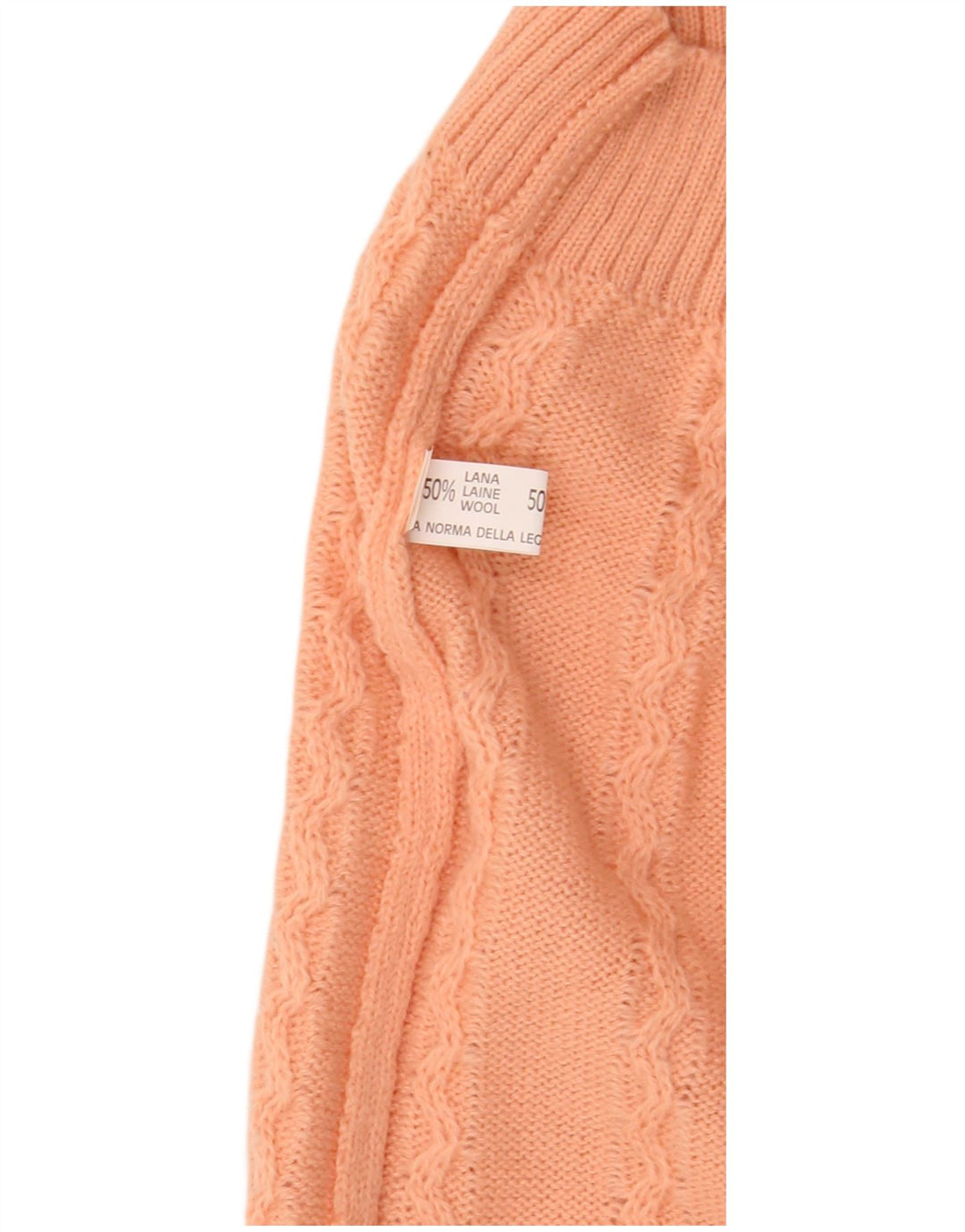 Maglione maglione girocollo da donna vintage UK 16 grande lana rosa