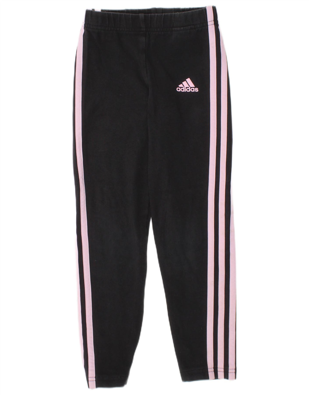 Leggings Adidas Bambina 6-7 Anni Cotone Nero