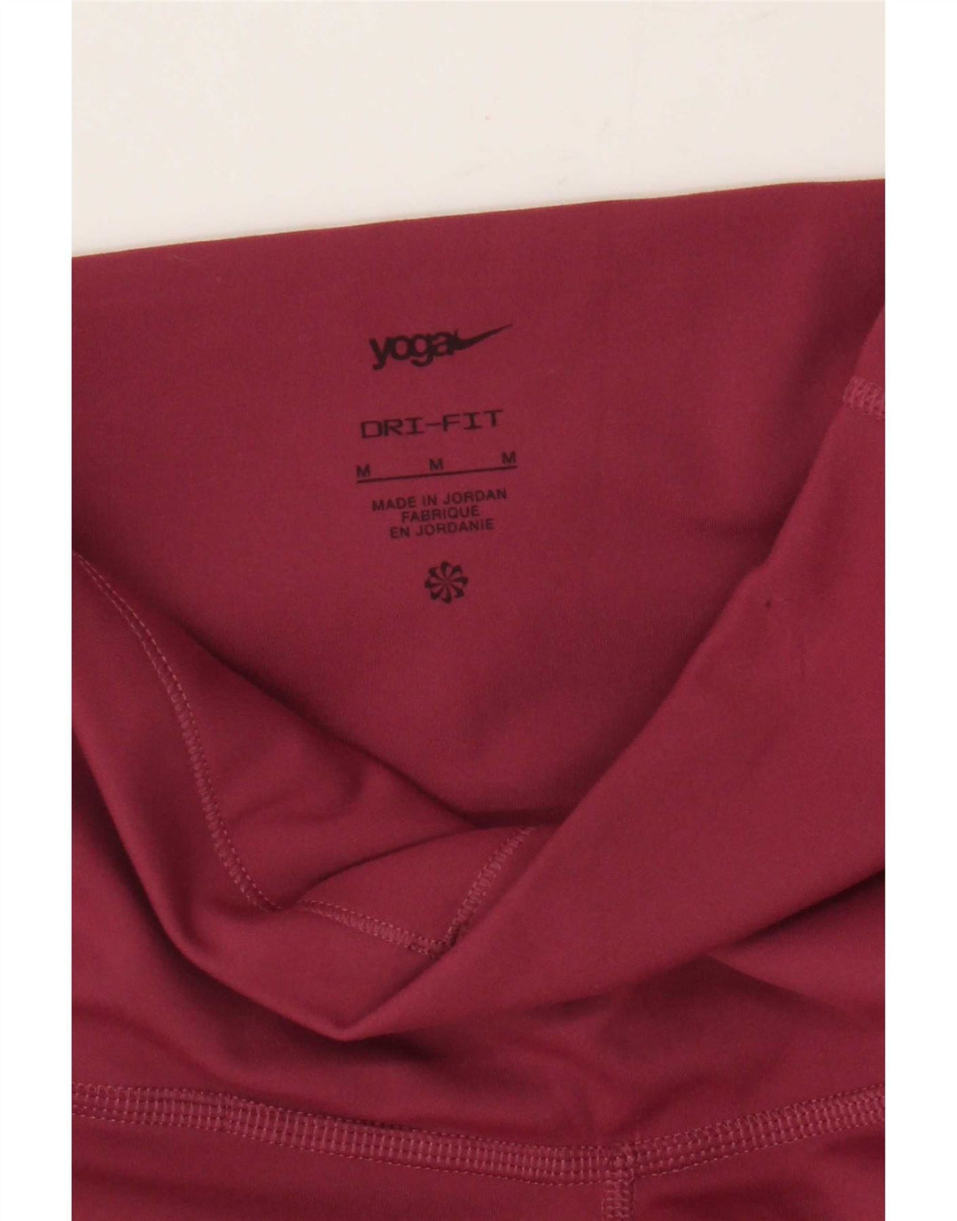 Leggings da yoga da donna Nike UK 12 bordeaux medio