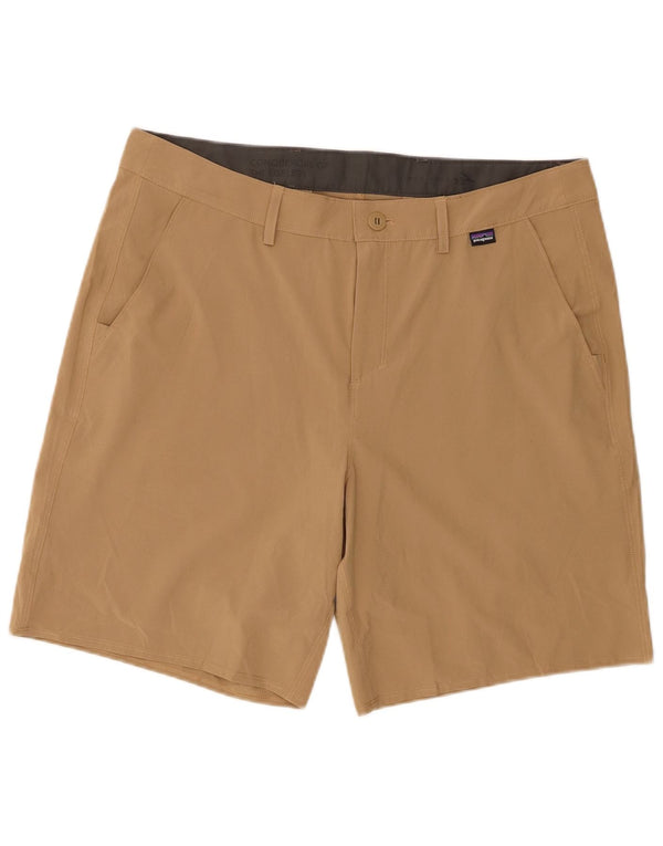 Patagonia Pantaloncini chino da uomo W34 Large Beige Poliestere