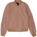 Giubbotto bomber oversize da donna Zara UK 6 XS poliestere rosa