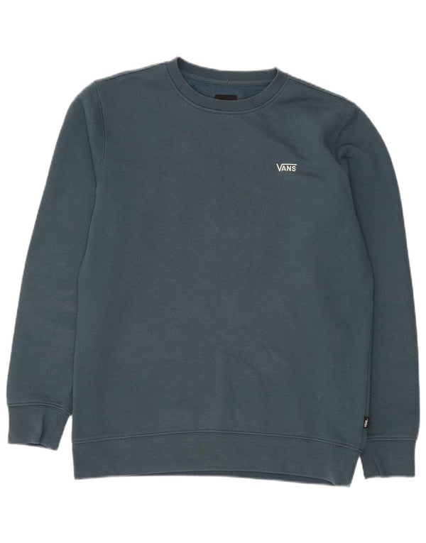 Felpa da uomo VANS maglione piccolo cotone blu