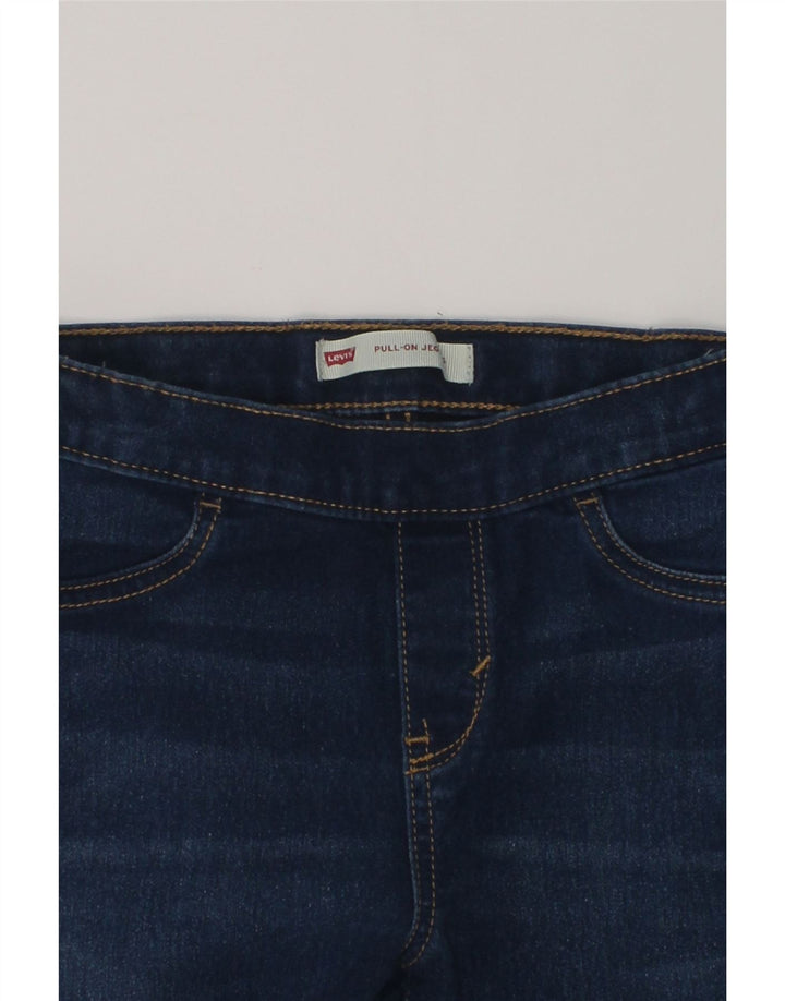 LEVI'S Girls Jegging Jeans 9-10 Years W24 L24  Navy Blue Cotton | Vintage Levi's | Thrift | Second-Hand Levi's | Used Clothing | Messina Hembry 