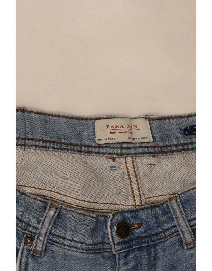 Jeans slim da uomo Zara EU 40 medio W31 L31 blu