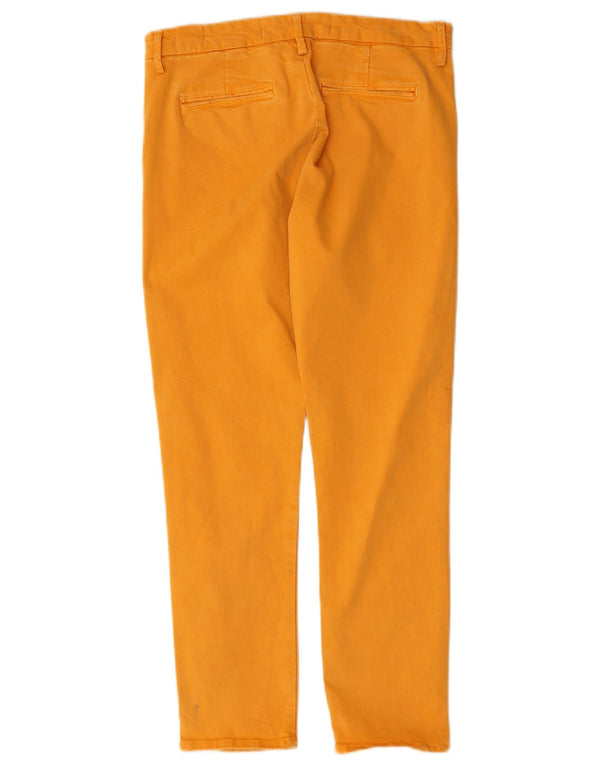 Pantaloni chino slim da donna Zara EU 36 XS W26 gialli