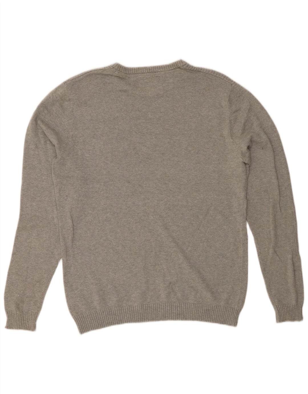 JACK & JONES Maglione maglione girocollo da uomo in cotone grigio medio