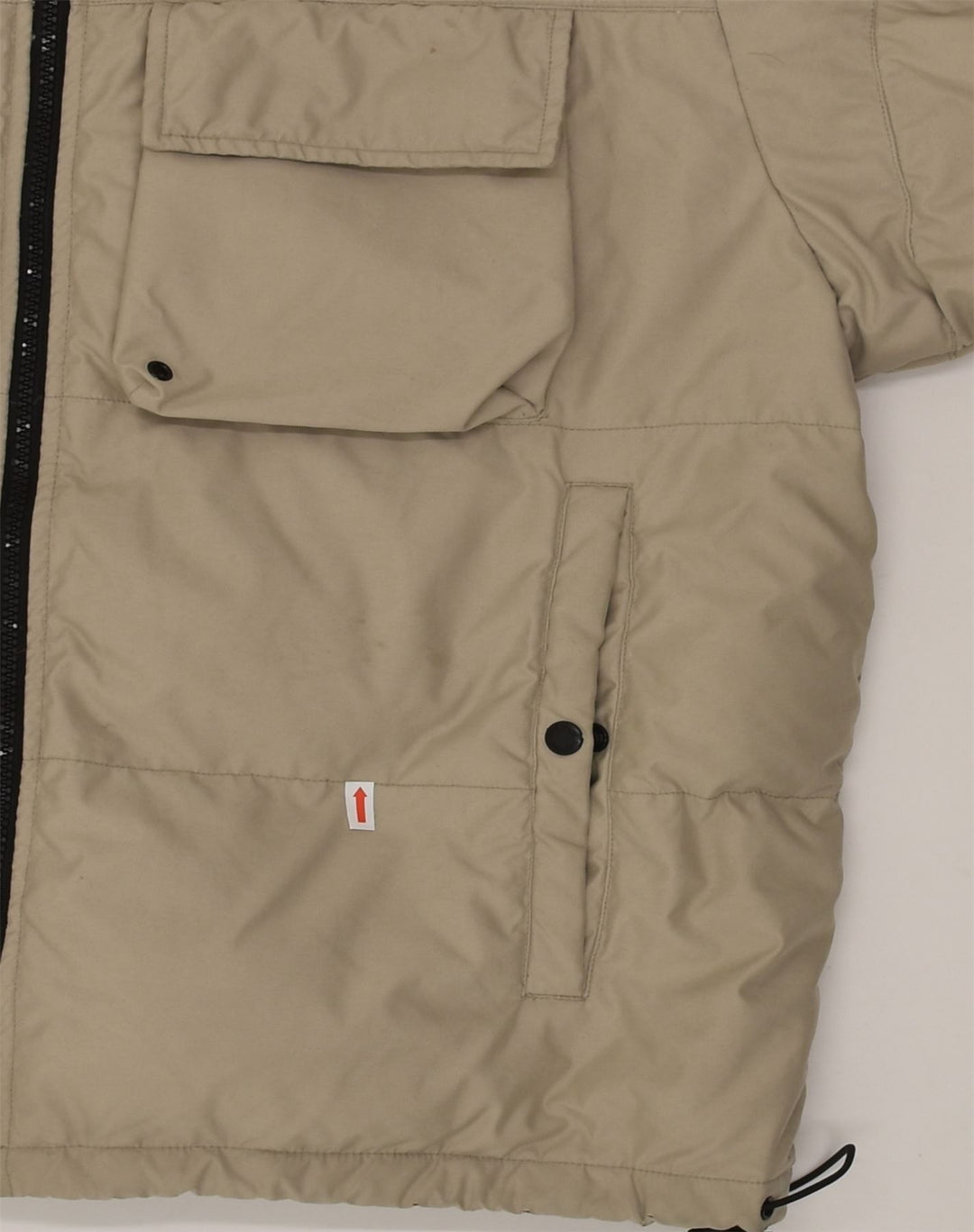 PEPE JEANS Giacca imbottita da uomo UK 36 Small Beige Poliestere